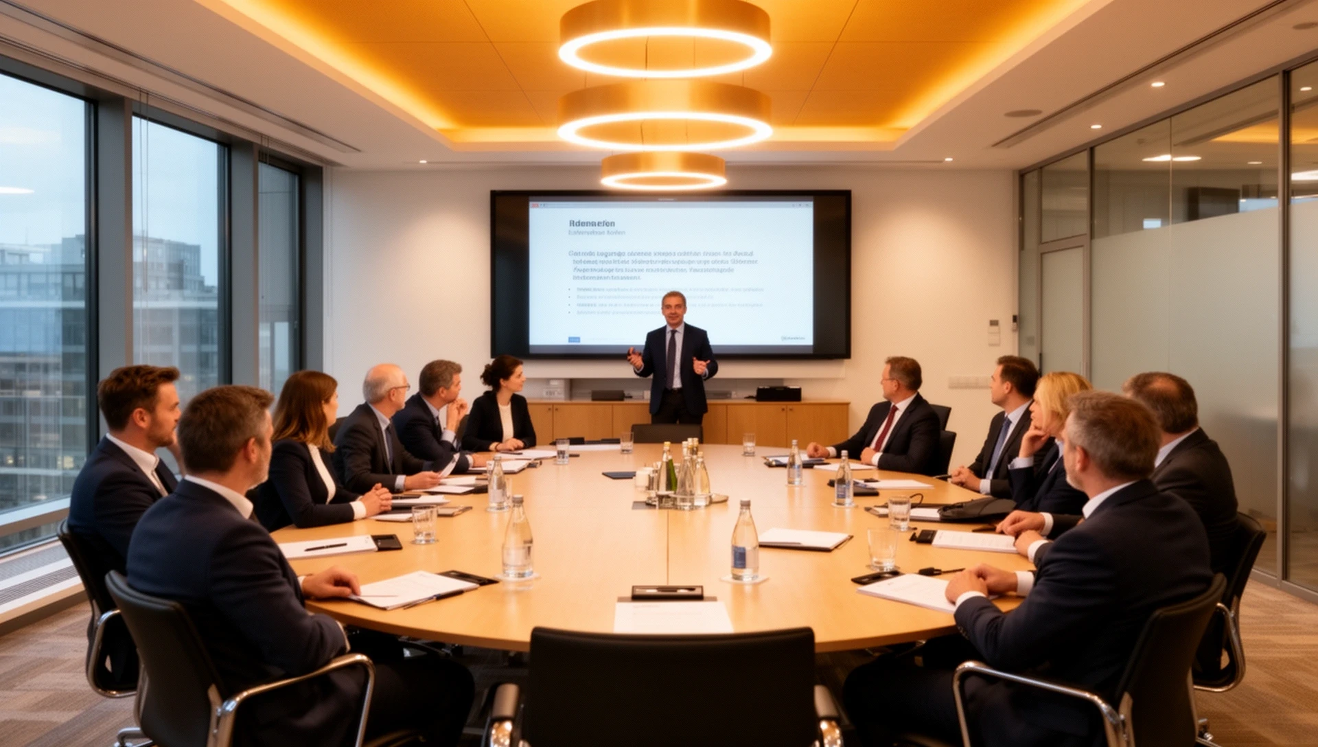 Professionelle Moderation eines Business-Meetings